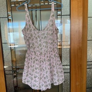 ABERCROMBIE & FITCH PINK ROMPER